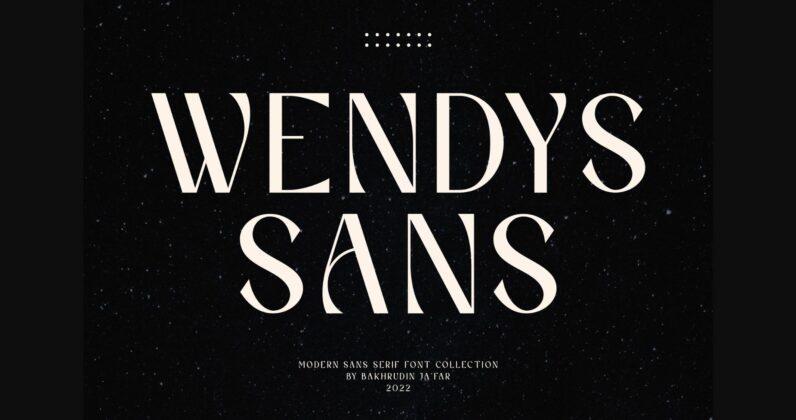 Wendys Font Poster 3
