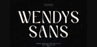 Wendys Font Poster 1