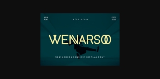 Wennarsoo Font Poster 1