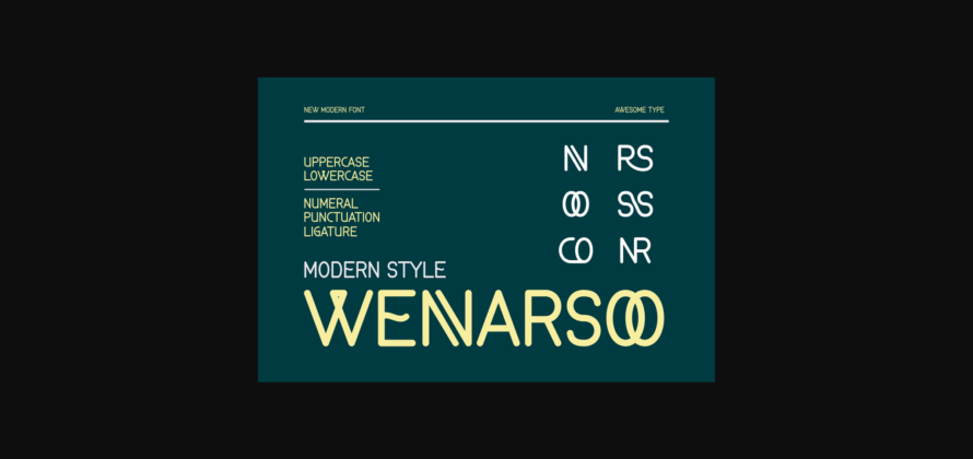 Wennarsoo Font Poster 7