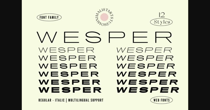 Wesper Font Poster 1