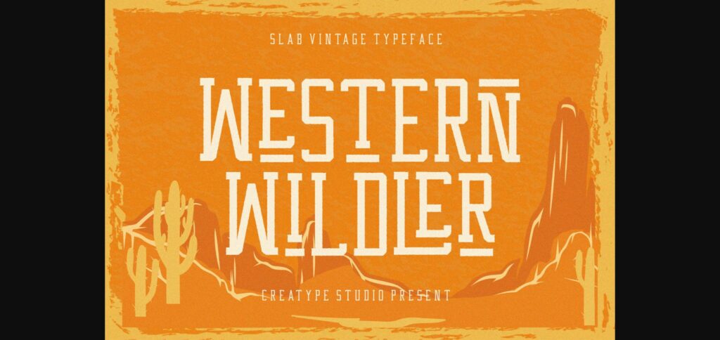 Western Wildler Font Poster 3