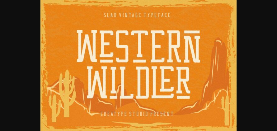 Western Wildler Font Poster 3