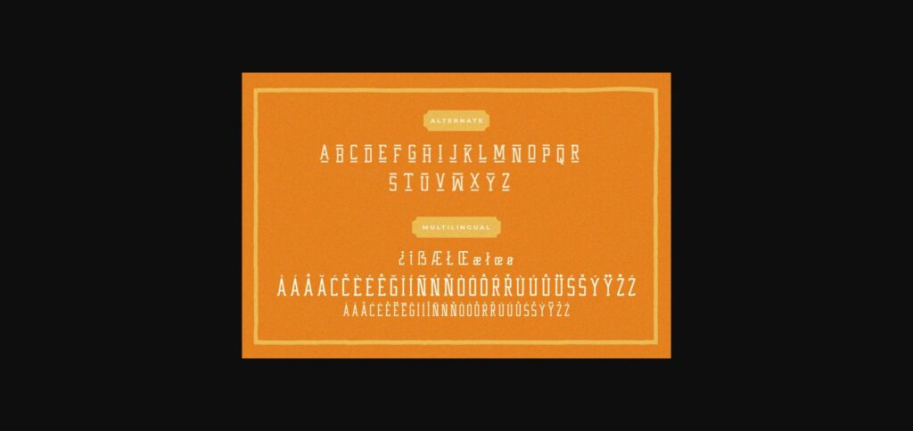 Western Wildler Font Poster 11