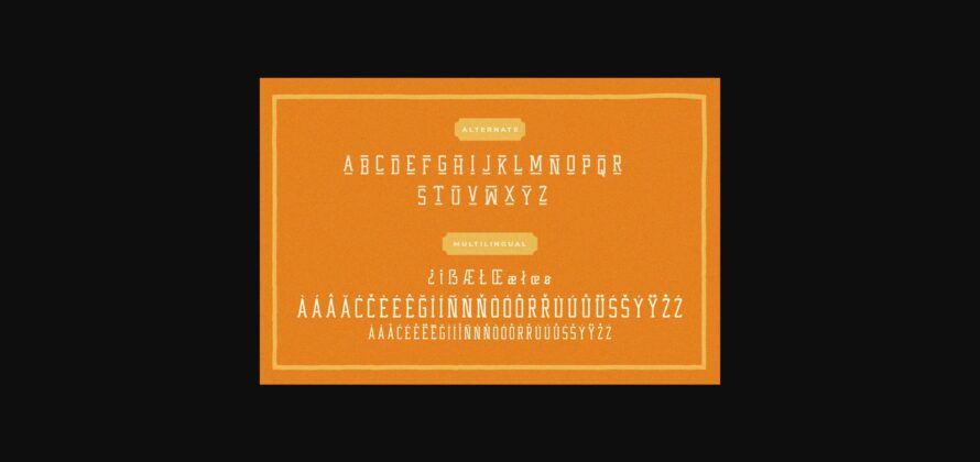 Western Wildler Font Poster 11