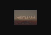 Westlearn Font Poster 1