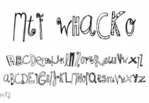 Whacko Font Whacko Font Poster 1