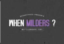 When Milders Font Poster 1
