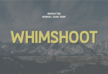 Whimshoot Font Poster 1