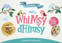 Whimsy Dhimsy Font Poster 1