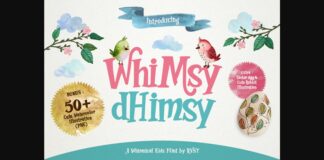 Whimsy Dhimsy Font Poster 1