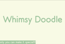 Whimsy Doodle Font Poster 1