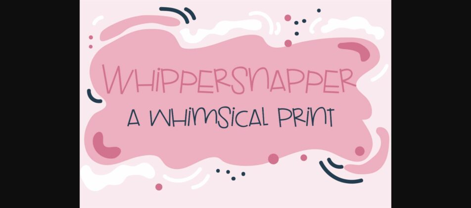 Whippersnapper Font Poster 3