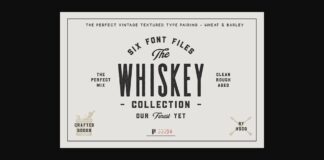 Whiskey Font Poster 1