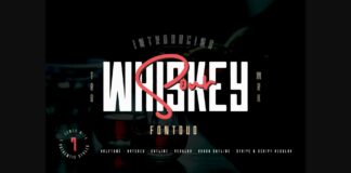 Whiskey Sour Font Poster 1