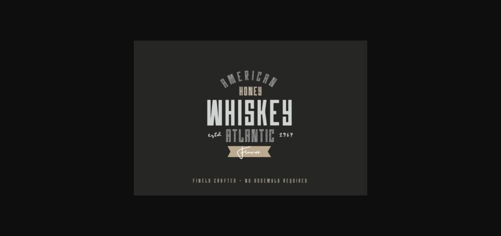 Whiskey Sour Font Poster 6