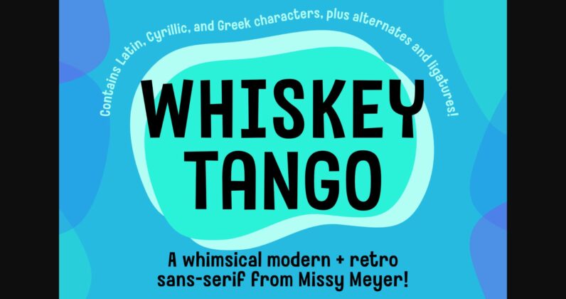 Whiskey Tango Font Poster 3