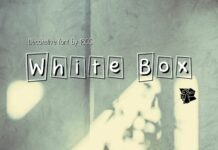 White Box Font Poster 1