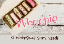 Whoopie Font Poster 1