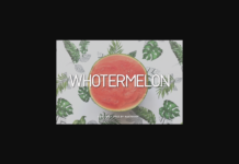 Whotermelon Font Poster 1