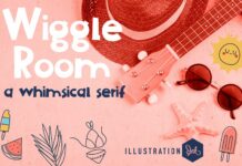 Wiggle Room Font Poster 1