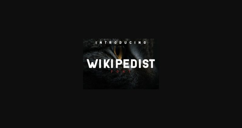 Wikipedist Font Poster 3
