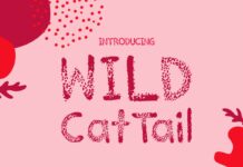 Wild Cat Tail Font Poster 1