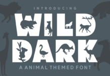 Wild Dark Font Wild Dark Font Poster 1
