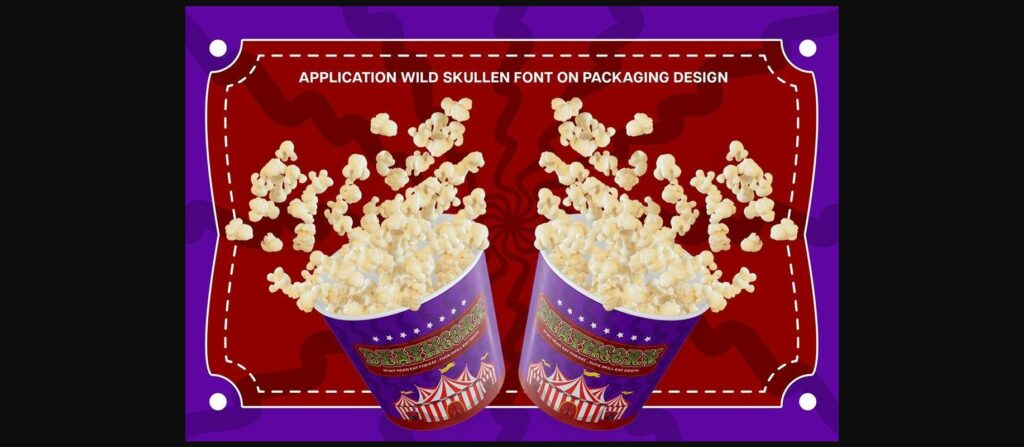 Wild Skullen Font Poster 11