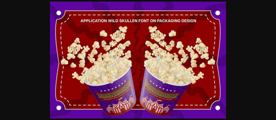 Wild Skullen Font Poster 11