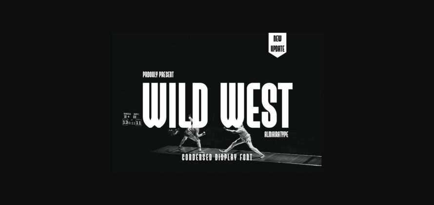Wild West Font Poster 3