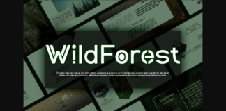 Wildforest Font Poster 1