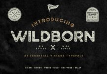 Wildborn Font Poster 1