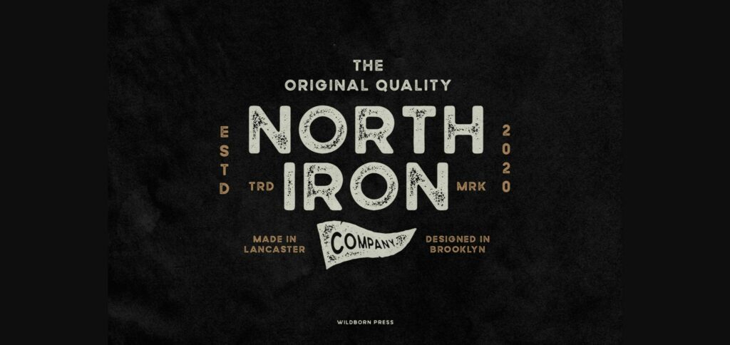 Wildborn Font Poster 11