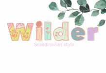 Wilder Font Poster 1