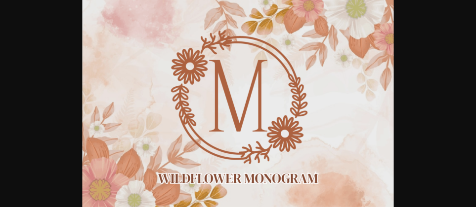 Wildflower Font Poster 3