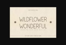 Wildflower Wonderful Font Poster 1