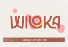 Wiloka Font Poster 1