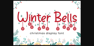 Winter Bells Font Poster 1