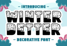 Winter Better Font Poster 1