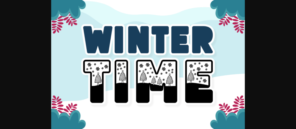 Winter Better Font Poster 6