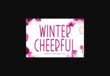 Winter Cheerful Font Poster 1
