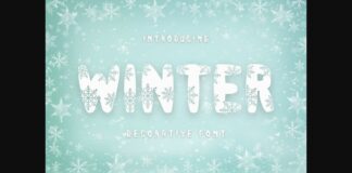 Winter Font Poster 1