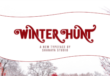 Winter Hunt Font Winter Hunt Font Poster 1
