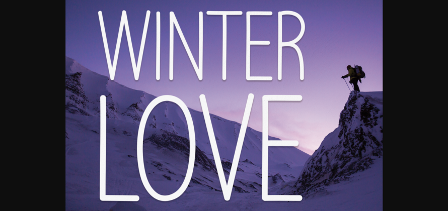 Winter Love Font Poster 3