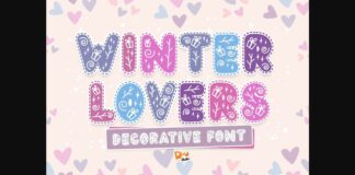 Winter Lovers Font Poster 1