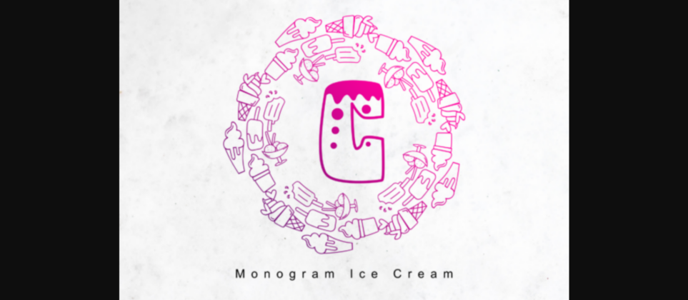 Winter Monogram Series Font Poster 4