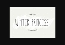 Winter Princess Font Poster 1