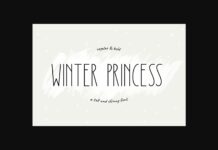 Winter Princess Font Poster 1