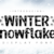Winter Snowflakes Font